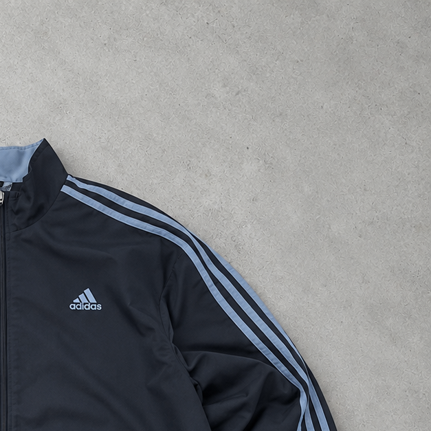 Veste de survêtement Adidas Y2K noire rare (L)