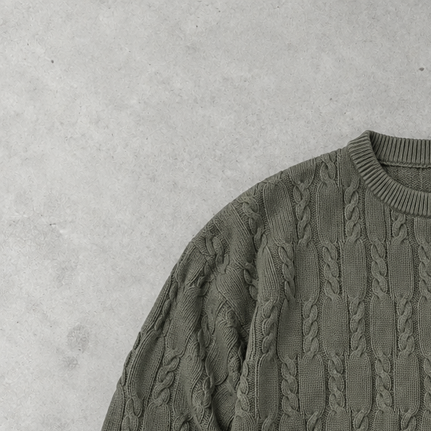 Ralph Lauren Sweater Khaki Rare (L) Stitched Logo