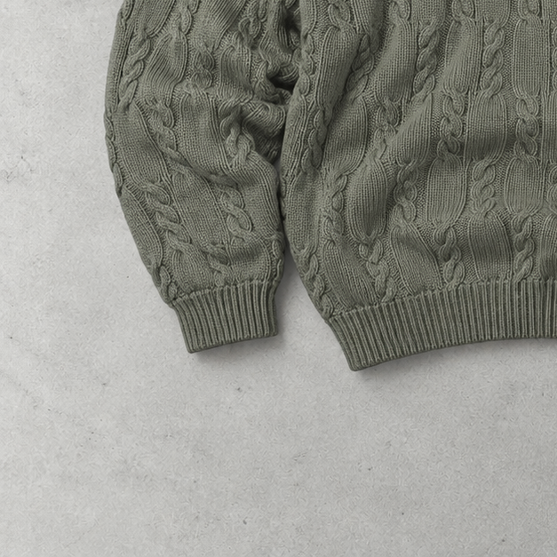 Ralph Lauren Sweater Khaki Rare (L) Stitched Logo