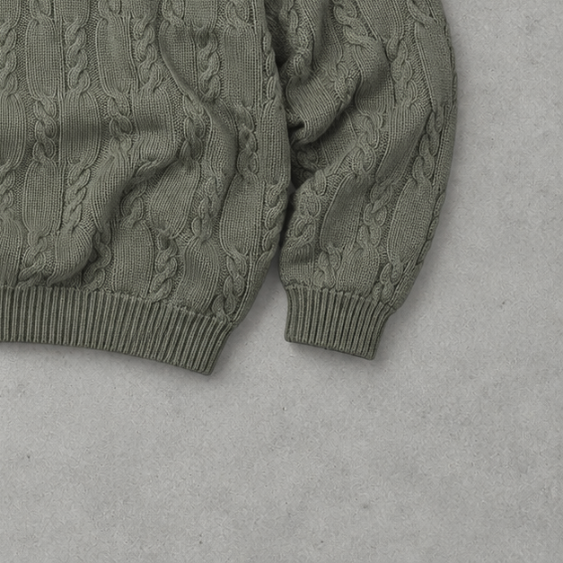 Ralph Lauren Sweater Khaki Rare (L) Stitched Logo