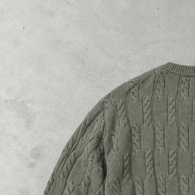 Ralph Lauren Sweater Khaki Rare (L) Stitched Logo