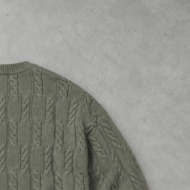 Ralph Lauren Sweater Khaki Rare (L) Stitched Logo
