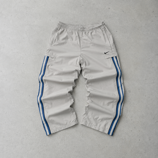 90s Nike Track Pants Grau, Blau Rare (Size XL)