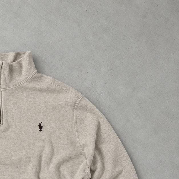 Ralph Lauren Sweater Creme Limited (XXL) Stitched Logo