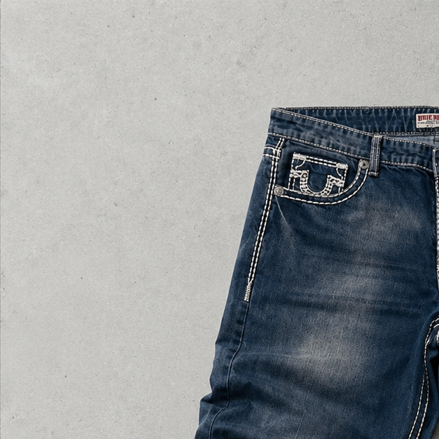 Vintage True Religion Jeans Marineblau Rare (W44 | DE 60)