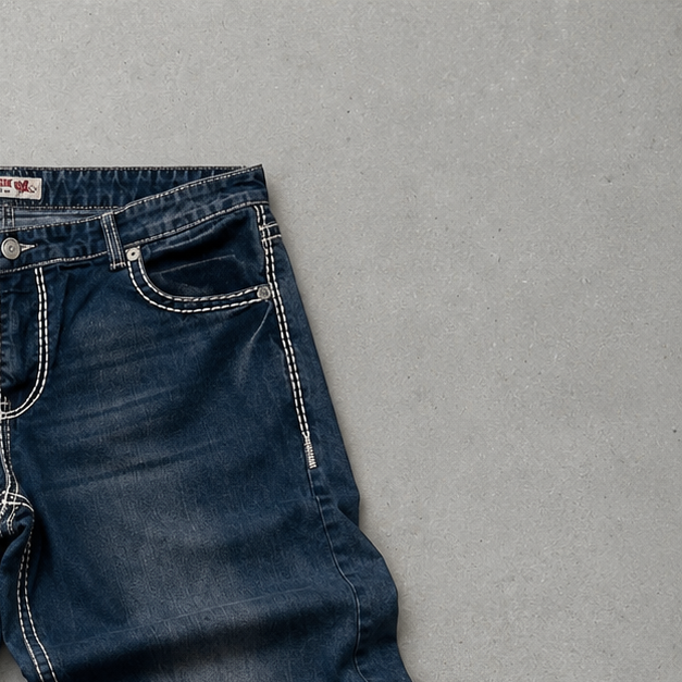 Vintage True Religion Jeans Marineblau Rare (W44 | DE 60)