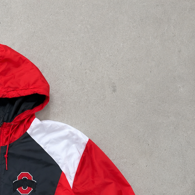 Y2K Vintage Nike Windbreaker Red, Bunt Rare (XL) Stitched Logo