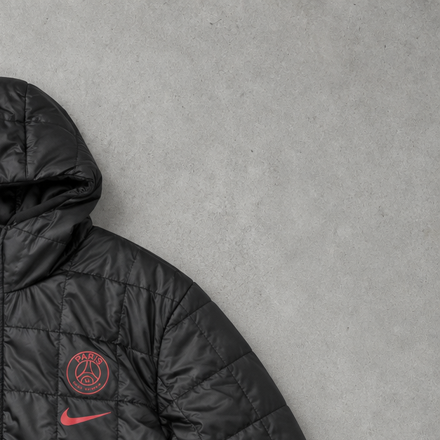Paris Saint-Germain Nike Pufferjacke Schwarz limitiert (L)