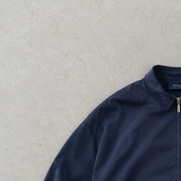 Ralph Lauren Harrington Jacket Navy Limited Stitched Logo (S)
