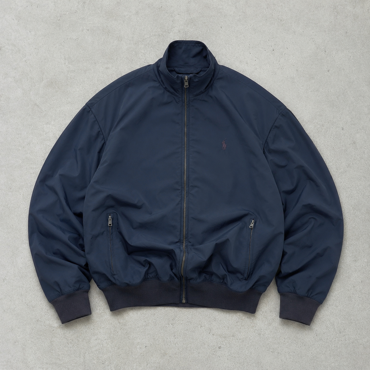Ralph Lauren Harrington Jacket Navy Limited Stitched Logo (S)