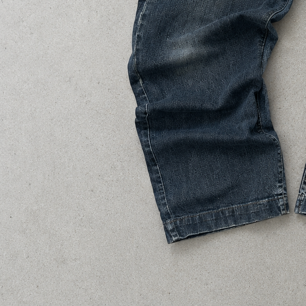 Y2K Armani Jeans Denim Pants Navy Rare (L)
