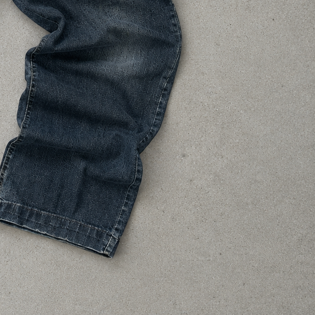 Y2K Armani Jeans Denim Pants Navy Rare (L)