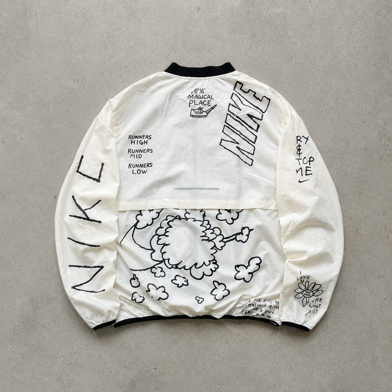 Nike Jacket White Rare (Size L)