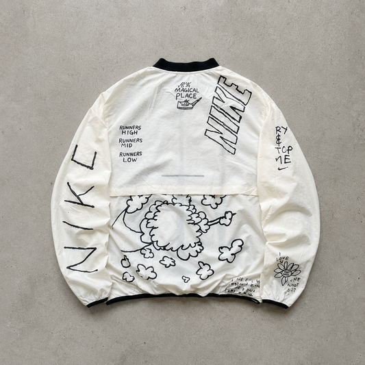Nike Jacket White Rare (Size L)