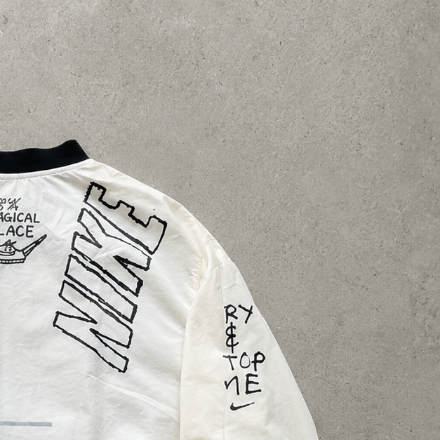 Nike Jacket White Rare (Size L)