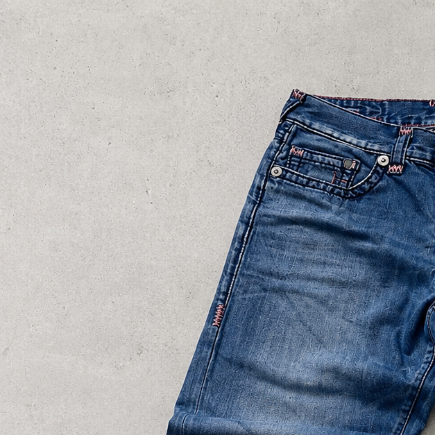 Y2K True Religion Jeans Blau Rare (S)