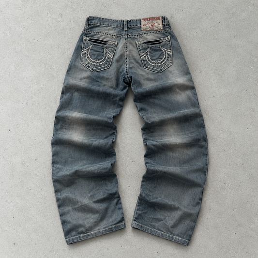 True Religion Straight Jeans Blue Limited (W33 | DE 48)