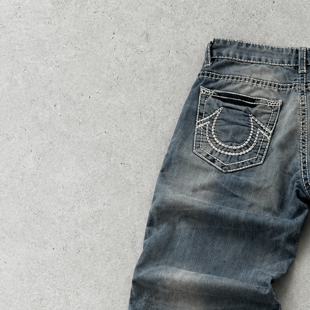 True Religion Straight Jeans Blue Limited (W33 | DE 48)