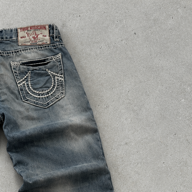 True Religion Straight Jeans Blue Limited (W33 | DE 48)