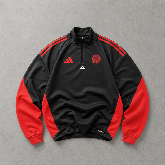 Bayern Munich 2025 Adidas Jersey Grau, Korallenrot Rare (M) Stitched Logo
