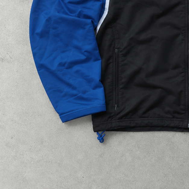 Y2K Adidas Windbreaker Blau / Schwarz limitiert (XL)