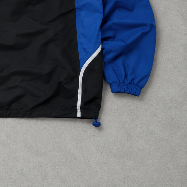 Y2K Adidas Windbreaker Blau / Schwarz limitiert (XL)