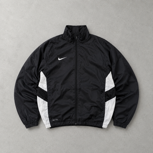 Y2K Nike Hoodie Schwarz, Weiß Rare (M)