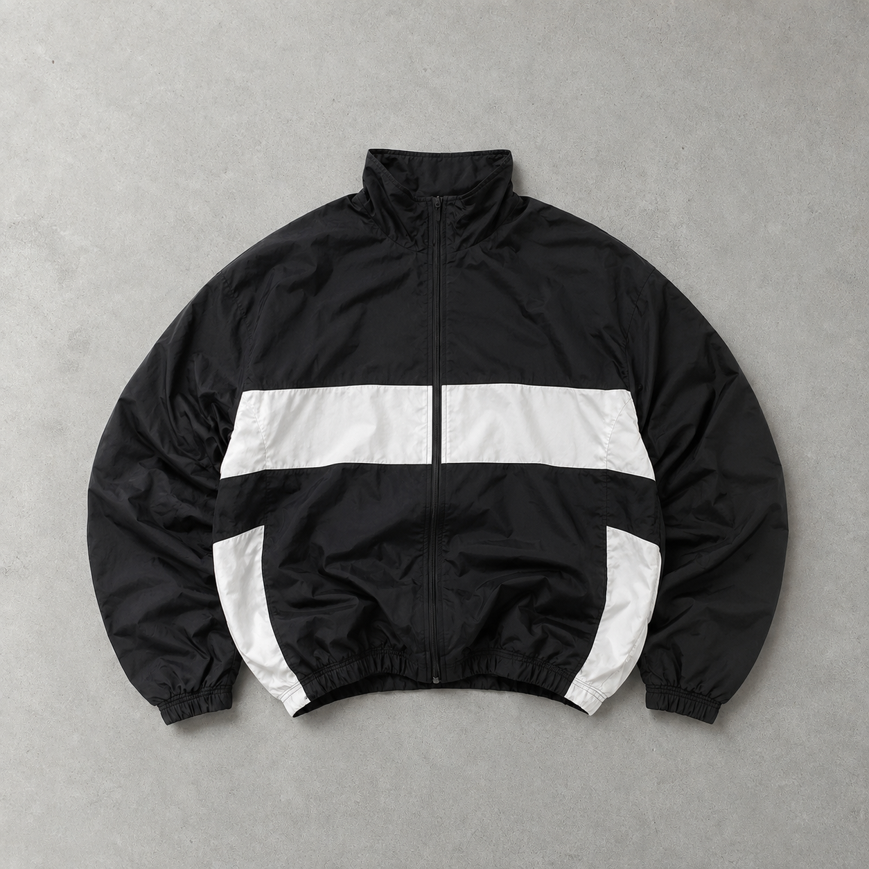 Y2K Nike Hoodie Schwarz, Weiß Rare (M)