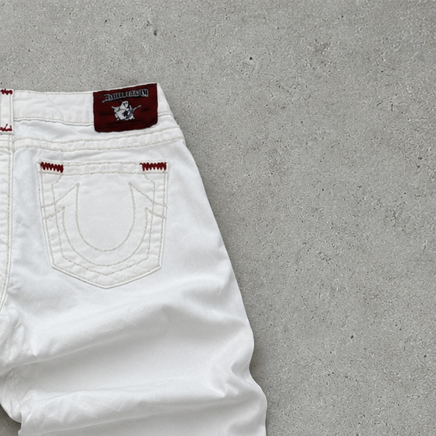 True Religion Skinny Jeans White Rare (W31 | DE 46)