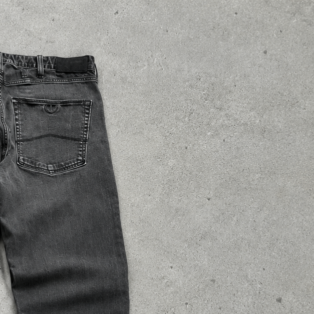 Y2K Armani Jeans Jeans Grau Limitiert (M)
