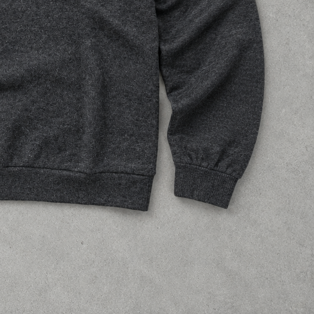 Y2K Polo Ralph Lauren Sweater Grau Rare (S) Stitched Logo