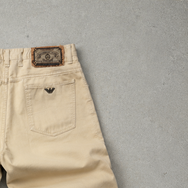 Armani Jeans Jeans Beige Rare (S)