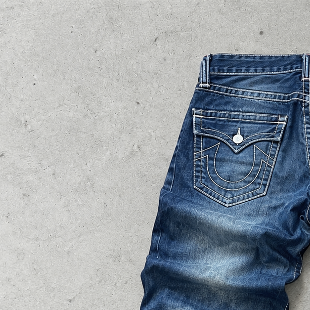 Y2K True Religion Jeans Blue Rare (S)