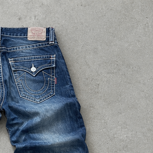 Y2K True Religion Jeans Blue Rare (S)