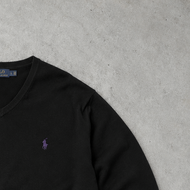 Ralph Lauren Sweater Schwarz Rare (XL)