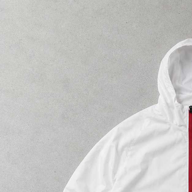 Nike Hoodie Weiß, Rot Limited Stitched Logo (M)
