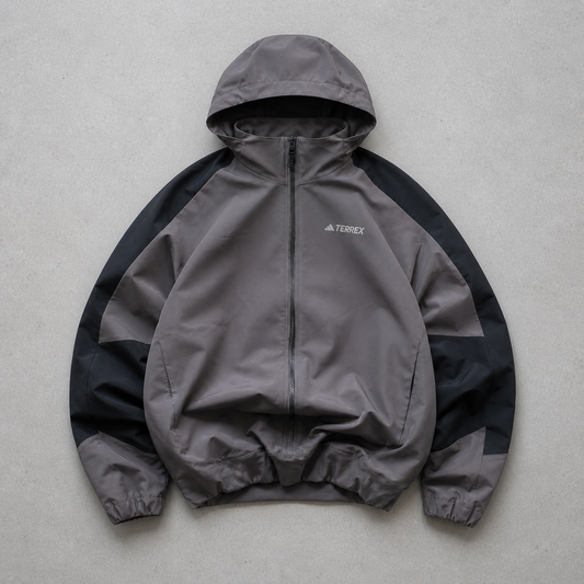 Adidas Vest Schwarz, Grau Rare (M) Stitched Logo