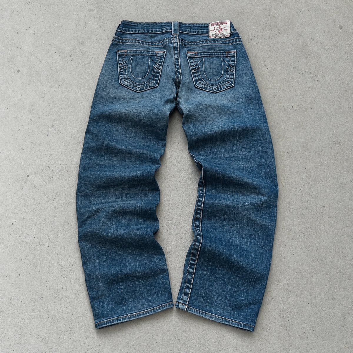 Y2K True Religion Straight Fit Jeans Blue Limited (S)