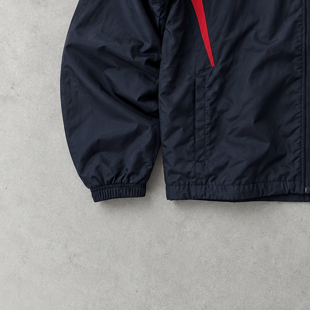 Arsenal 2010 Nike Jacket Marineblau Rare (XL) Stitched Logo