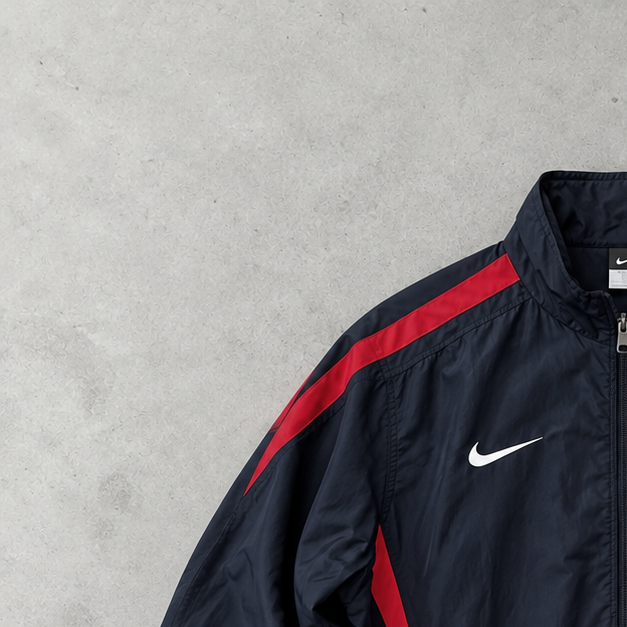 Arsenal 2010 Nike Jacket Marineblau Rare (XL) Stitched Logo