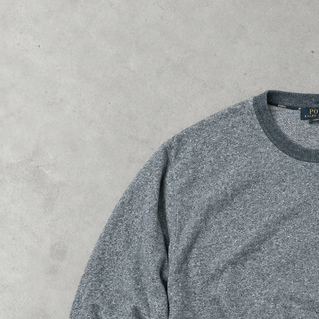 Polo Ralph Lauren Sweater Blau, Grau Rare (L)