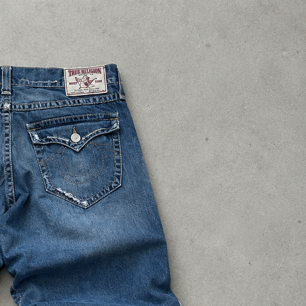 Y2K 2000s Vintage True Religion Baggy Jeans Blau Limited (XL)
