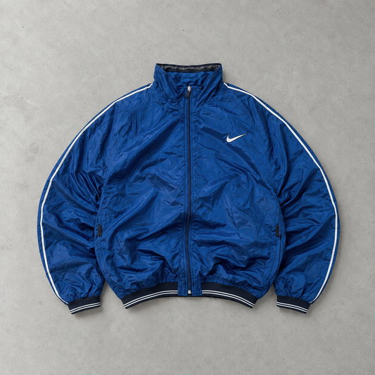 Veste de survêtement Nike vintage bleu marine rare (L)