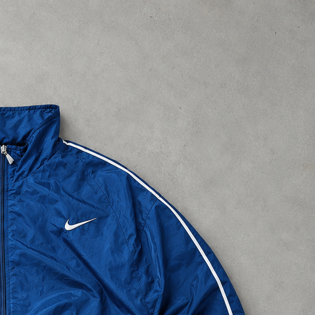 Vintage Nike Track Jacket Navy Rare (L)