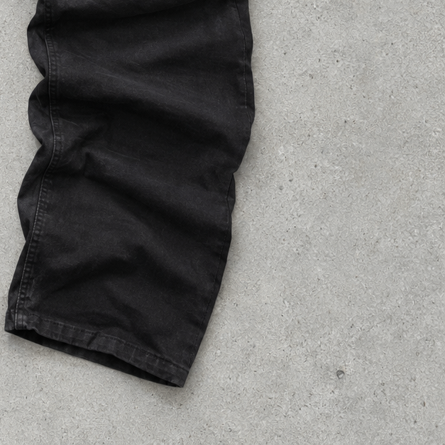 USA années 90 Armani Jeans Jean Noir Édition Limitée (W38 / DE 54)