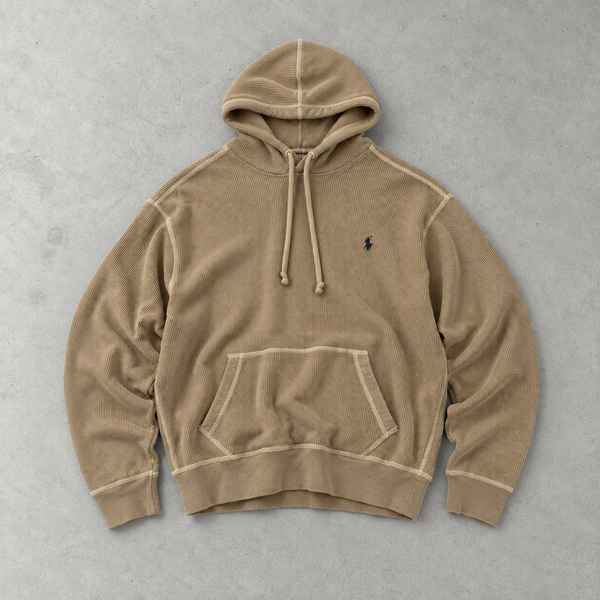 Polo Ralph Lauren Longsleeve Hoodie Beige Rare (L)