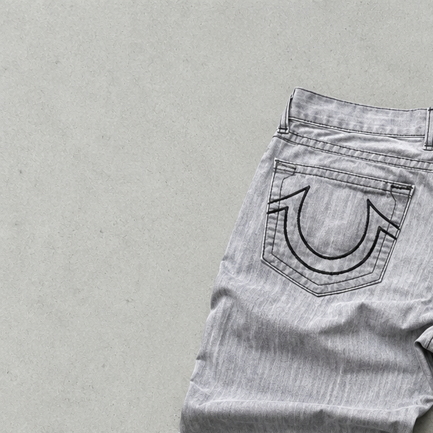 True Religion Jeans Grau Rare (M)