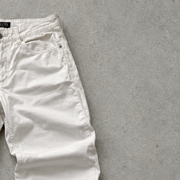 Y2K Armani Jeans Jeans White Rare (M)
