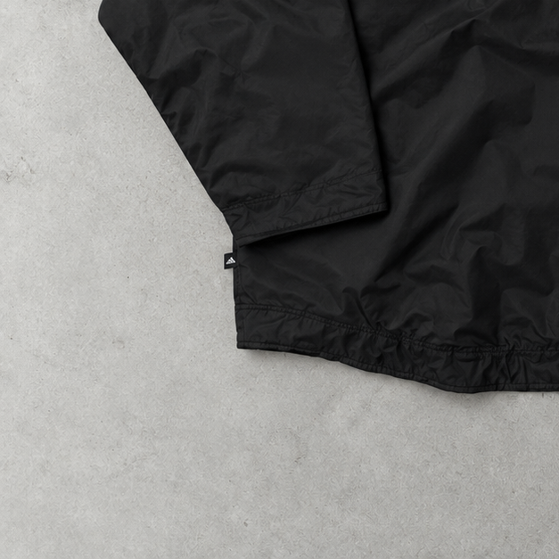 Y2K Adidas Jacket Black / White Rare (L) Stitched Logo
