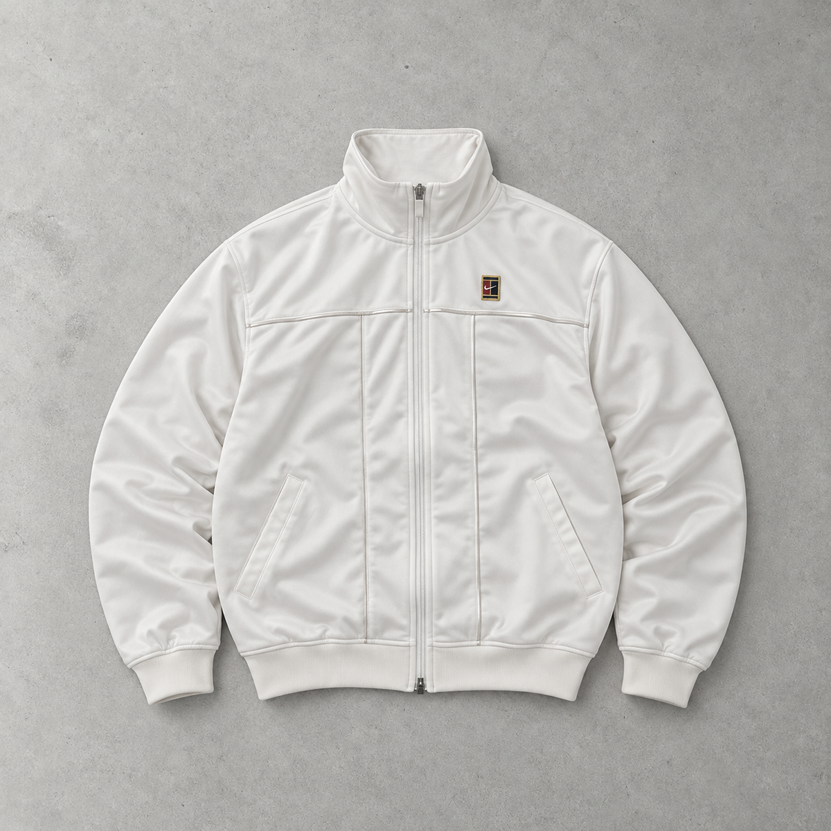 Y2K Nike Track Jacket Weiß Rare (S)
